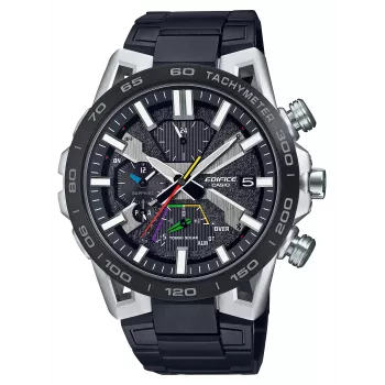 CASIO EQB-2000DC-1AER Edifice Bluetooth Tough Solar vyrų laikrodis 55.6mm juodas