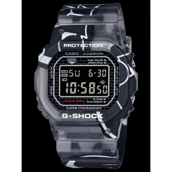 CASIO G-SHOCK DW-5000SS-1ER Vyriškas Skaitmeninis Laikrodis 42.8 mm Juodas Jonuotas Plienas