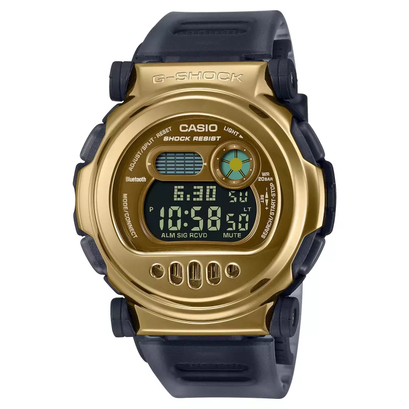 CASIO G-SHOCK G-B001MVB-8ER Skaitmeninis Kvarcinis Laikrodis 47mm Pilka Derva