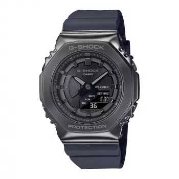 CASIO G-SHOCK GMS2100B8AER Moteriškas Laikrodis, 40,4 mm, Pilka Dervos Apyrankė