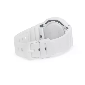 CASIO GMA-S2100MD-7AE Moteriškas analoginis-skaitmeninis kvarcinis laikrodis, 46,2 mm, balta dervos juosta