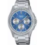 Casio Vyrų Analoginis Kvarcinis Laikrodis MTP1375PD2A2V Mėlynas Ciferblatas Nerūdijančio Plieno 43,8 mm