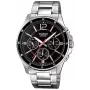 Casio MTP-1374D-1AV Vyriškas analoginis kvarcinis laikrodis, nerūdijantis plienas 43,5 mm