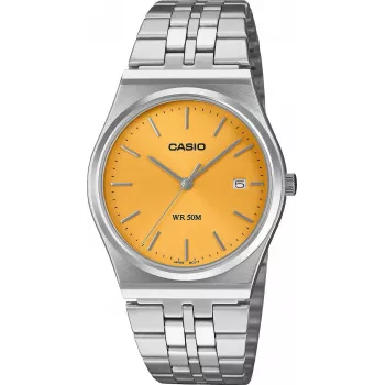Casio MTP-B145D-9AVEF Vyriškas analoginis kvarcinis laikrodis su nerūdijančio plieno apyranke