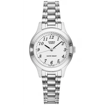 CASIO Women's Analog Quartz Watch LTP-1128A-7B 33mm Silver Dial Stainless Steel