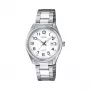 CASIO Women's LTP1302PD7BVE Analog Quartz Watch, 34,5mm Stainless Steel Case, Silver Dial, Date Display