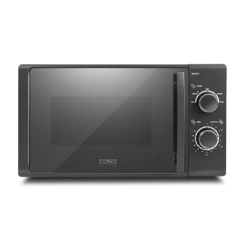 CASO M20 EASY 03309 solo mikrobangų krosnelė, 20 L, 700 W, 35 min. laikmatis, juoda/pilka