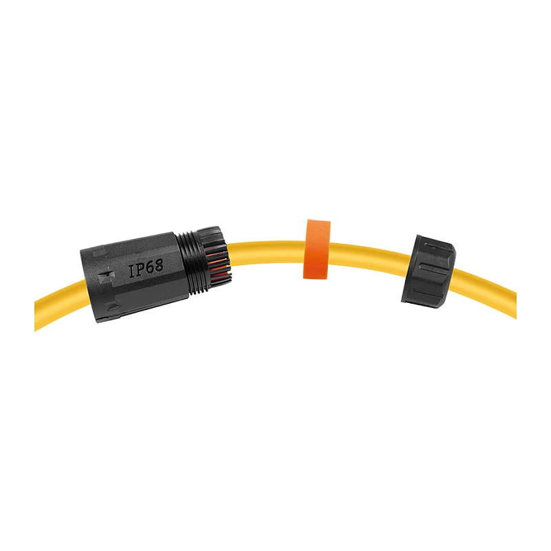 CAT6a lauko mova IP68 RJ45 moteris į moterį ekranuota Ethernet jungtis