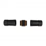 CAT6a lauko mova IP68 RJ45 moteris į moterį ekranuota Ethernet jungtis