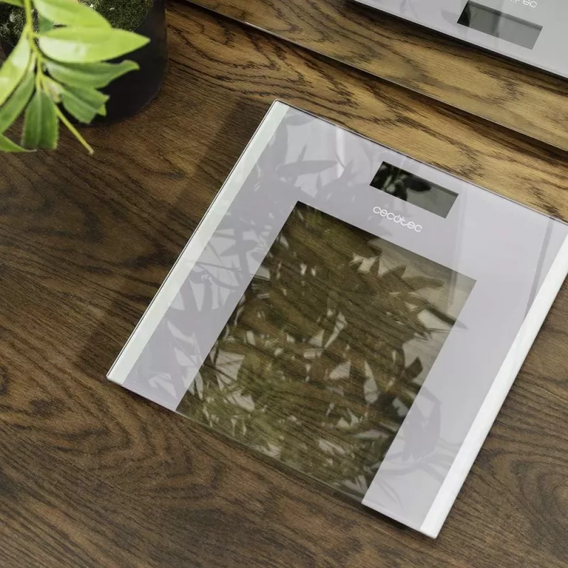 Cecotec svarstyklės vonios Surface Precision Healthy, maksimalus svoris 180 kg, pilka/permatoma | Kur.lt