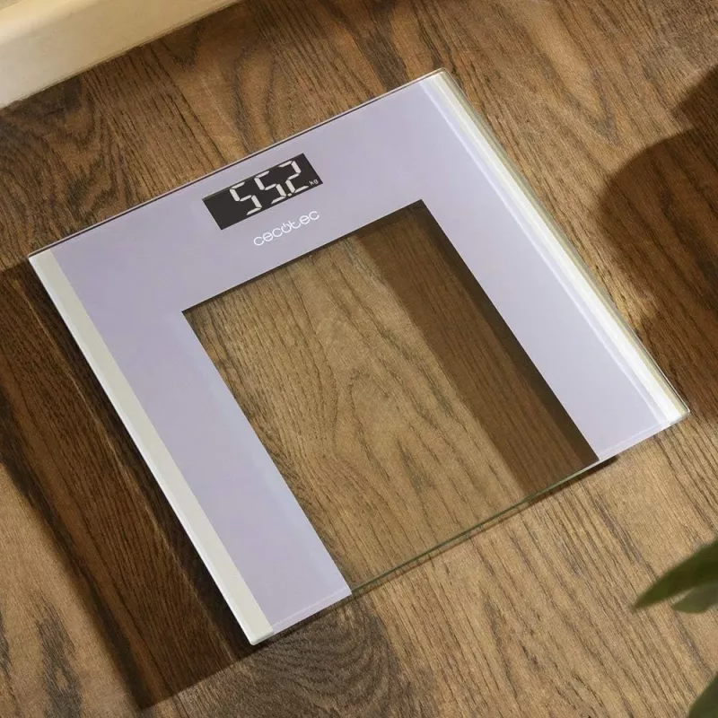 Cecotec svarstyklės vonios Surface Precision Healthy, maksimalus svoris 180 kg, pilka/permatoma | Kur.lt