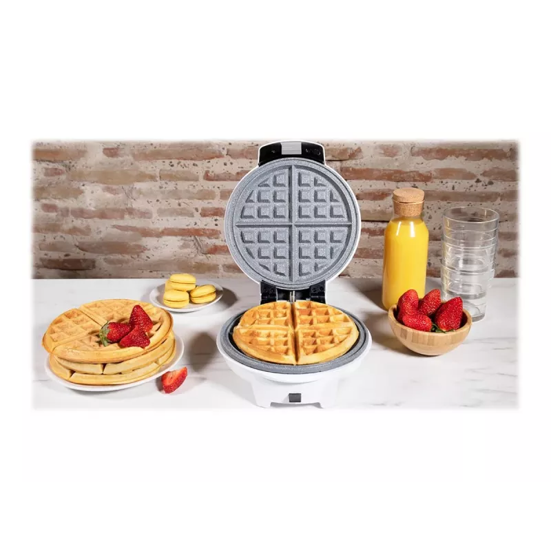 Cecotec Fun Gofrestone 3in1 vaflinė | 700 W | 3 keičiamos plokštės vafliams, bandelėms, spurgoms | nelipni Gofrestone danga | balta