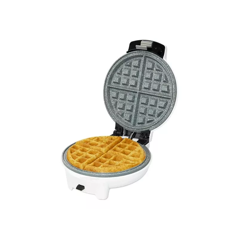 Cecotec Fun Gofrestone 3in1 vaflinė | 700 W | 3 keičiamos plokštės vafliams, bandelėms, spurgoms | nelipni Gofrestone danga | balta