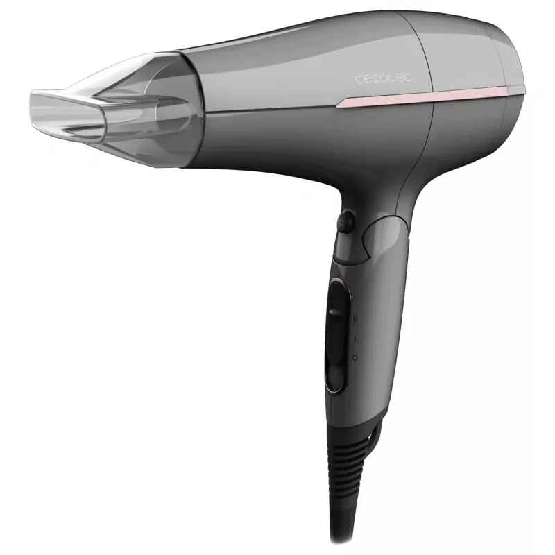 Cecotec IoniCare Power&Go Heaven 2000 W joninis plaukų džiovintuvas su difuzoriumi, pilka