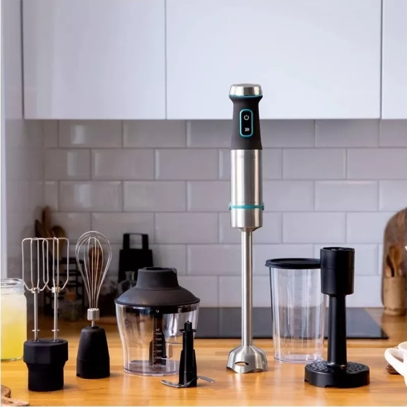 Cecotec Power TitanBlack 1200 XL PerfectCream&Crush rankinis blenderis, 1200 W, nerūdijantis plienas/juoda