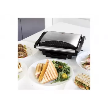 Cecotec Rock'nGrill 1000 elektrinis grilis, 1000 W, juodas/nerūdijantis plienas