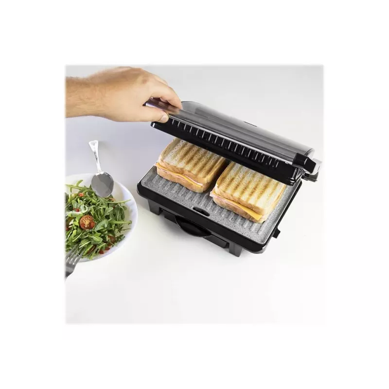 Cecotec Rock'nGrill 1000 elektrinis grilis, 1000 W, juodas/nerūdijantis plienas