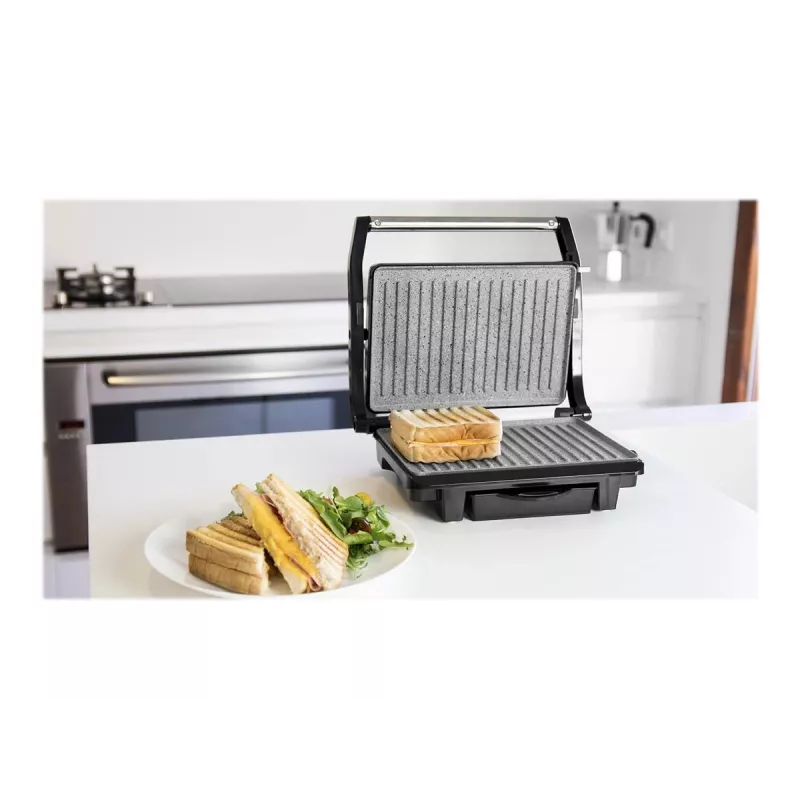 Cecotec Rock'nGrill 1000 elektrinis grilis, 1000 W, juodas/nerūdijantis plienas