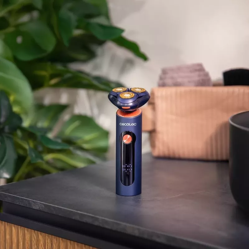 Cecotec Shaver PrecisionCare Aluminium Pro, 80 min veikimo laikas, šlapiam ir sausam naudojimui, mėlyna
