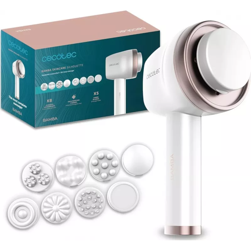 Cecotec SkinCare Push Up veido masažuoklis, baltas