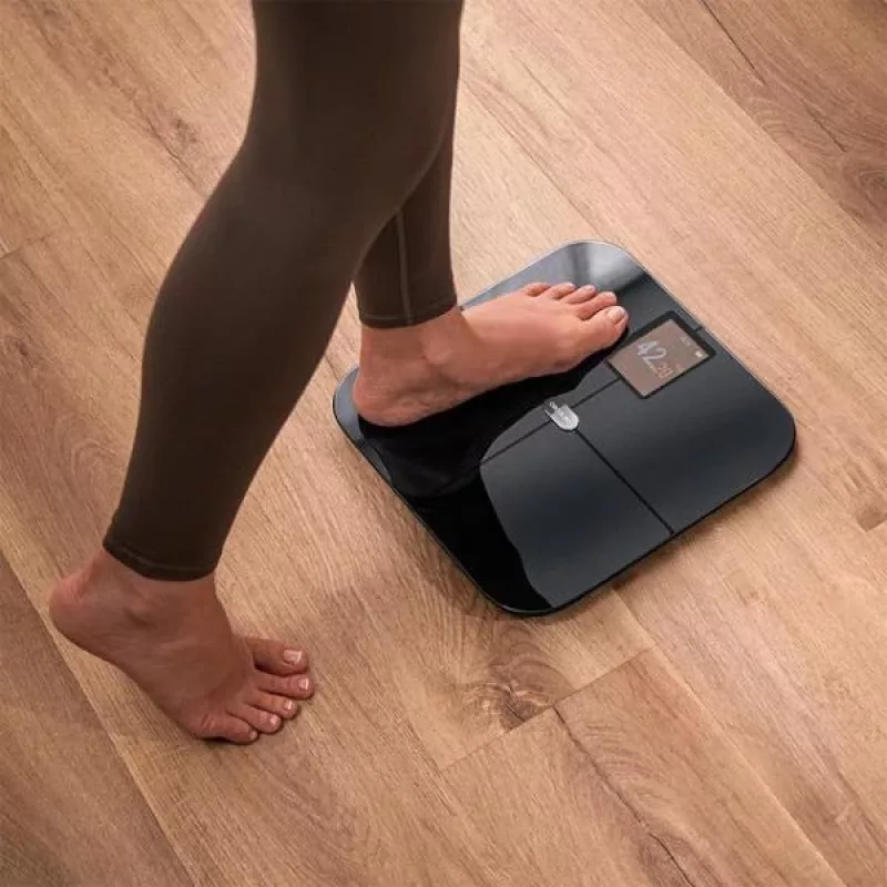 Cecotec Surface Precision HealthySmart kūno analizės svarstyklės su KMI, 180 kg, Bluetooth, juodos