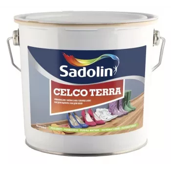 CELCO TERRA 20 2,5 l akriliniai fasadiniai dažai, matiniai balti, tonuojami