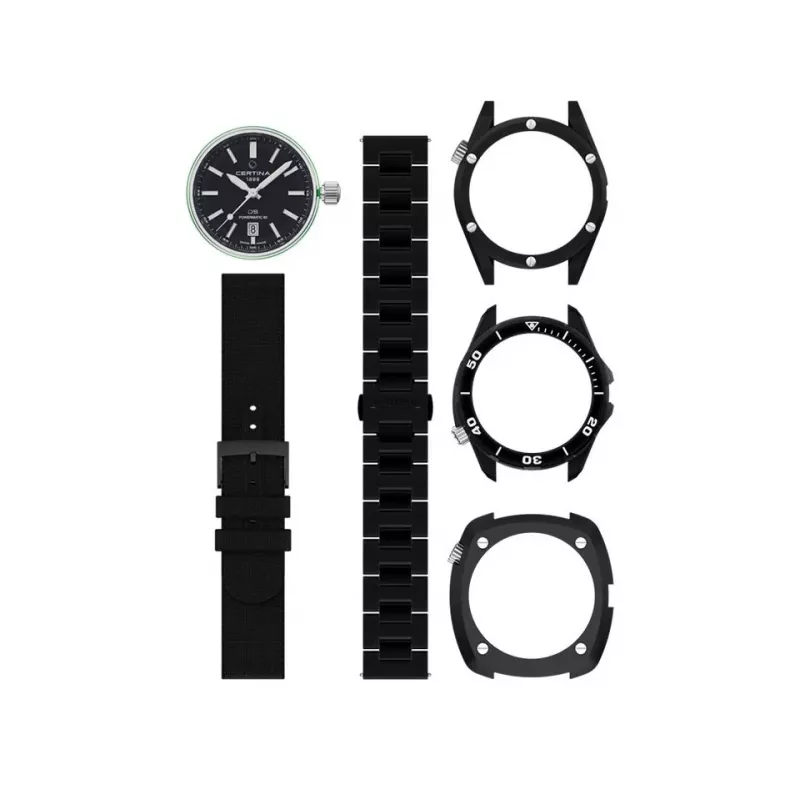 CERTINA DS Action Diver Automatic 43mm Black Dial NATO Strap Vyriškas Laikrodis C041407390510