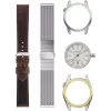 CERTINA DS Action Diver vyriškas automatinis laikrodis 43mm sidabrinis ciferblatas pilkas NATO dirželis C041407190310
