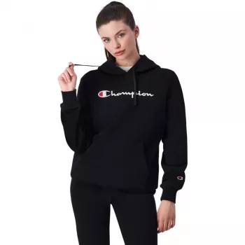 Champion Moteriškas gobtuvinis megztinis, juodas, 117529 KK001, XL dydis