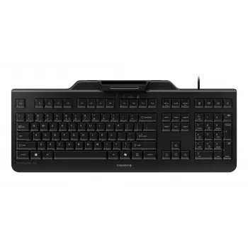 CHERRY SMART BOARD 1150 Laidinė klaviatūra su integruotu išmaniųjų kortelių skaitytuvu, USB, QWERTY, juoda JK-A1150EU-2