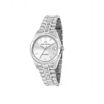 CHIARA FERRAGNI Moteriškas Laikrodis Logomania R1953100514 32 mm Rožinio Aukso Nerūdijančio Plieno Tinklelis