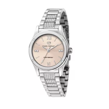Chiara Ferragni Moteriškas Kvarcinis Laikrodis R1953102508 32 mm Sidabrinis Nerūdijančio Plieno Tinklelis