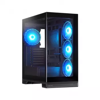 Chieftec Vista Max GX-30B-OP Mid Tower ATX korpusas su 4x ARGB ventiliatoriais ir grūdintu stiklu, juodas