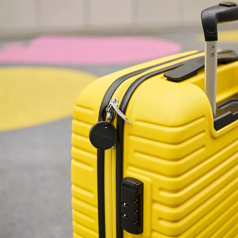 Chipolo POP – Bluetooth Tracker su keičiama baterija, skirtas iOS ir Android, 4 vnt. rinkinys – juoda, balta, raudona, mėlyna