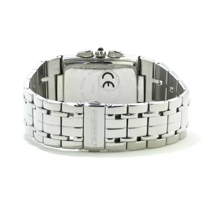 CHRONOTECH CT7018B-05M Unisex Analoginis Laikrodis 28mm Nerūdijantis Plienas Sidabrinis