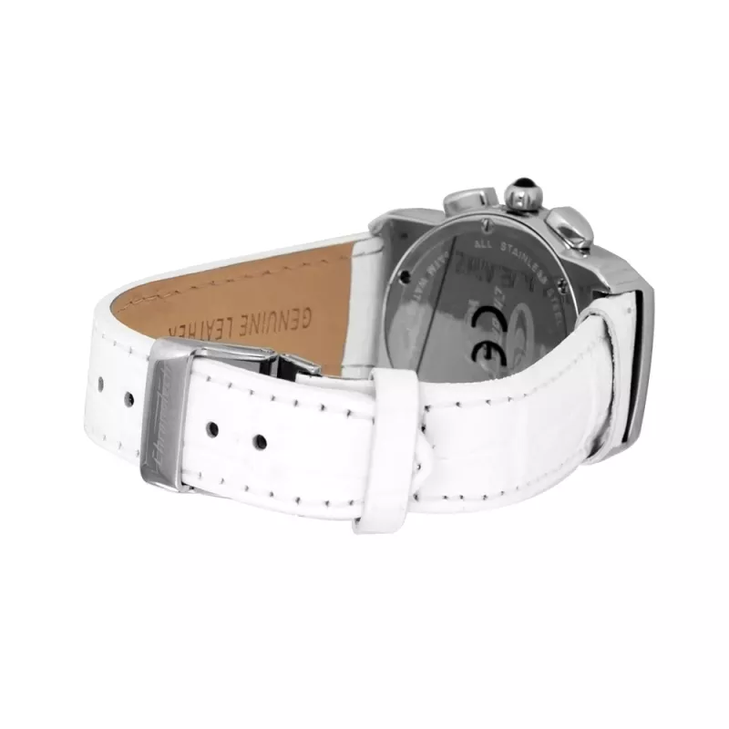 CHRONOTECH CT7280M-06 Vyriškas kvarcinis analoginis laikrodis 38mm nerūdijančio plieno korpusas juodas ciferblatas odinis dirželis