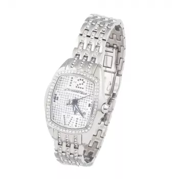 CHRONOTECH CT7930LS-39M Moteriškas kvarcinis analoginis laikrodis 26 mm sidabrinis nerūdijantis plienas