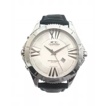 CHRONOTECH MAN CT7636M-01 48mm nerūdijančio plieno kvarcinis chronografo laikrodis