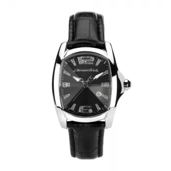 CHRONOTECH Moteriškas Laikrodis CT7107L02 – 30mm Nerūdijančio Plieno Korpusas, Baltas Ciferblatas, Balta Odinė Juosta