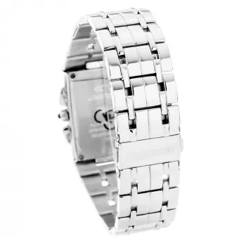 CHRONOTECH Moteriškas Laikrodis CT7018M 33mm Sidabrinis Nerūdijančio Plieno Milano Apyrankė Kvarcinis Analoginis