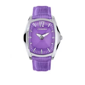 CHRONOTECH moteriškas laikrodis CT7219L07 30mm balta odinis dirželis