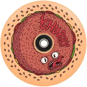 Chubby Wheel 110mm Red Donut – Freestyle paspirtuko ratas su ABEC-9 guoliais