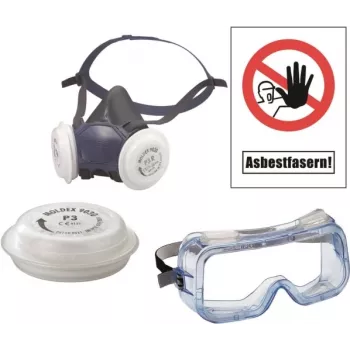 Cimco Asbestos Set Comfort pusiau kaukė su 6x P3 filtrais 145090