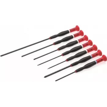 CIMCO Precision Screwdriver Set 111901, 7 dalių, plokšti/Phillips