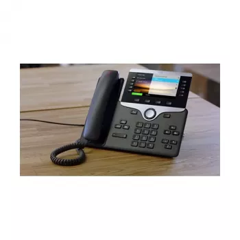 Cisco IP Phone 8851 - anglies spalvos VoIP stalinis telefonas su SIP, Gigabit Ethernet, Bluetooth ir PoE