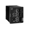 Cisco ISA 3000 pramoninis saugos įrenginys su 2 variniais ir 2 šviesolaidiniais prievadais, 1 Gbps užkardos pralaidumas, montuojamas ant DIN bėgelio
