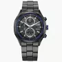 CITIZEN Eco-Drive Chronograph Stainless Steel Watch CA0438-52E 41mm