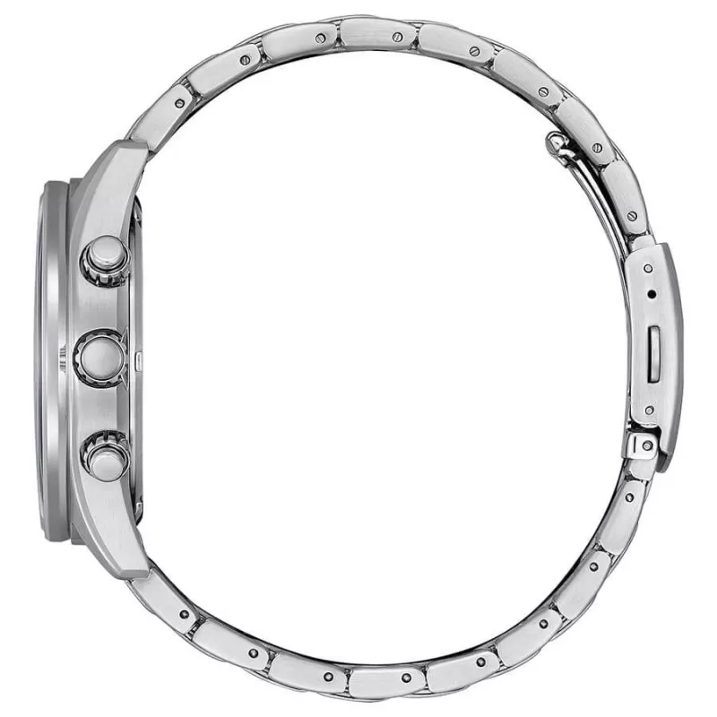 CITIZEN Eco-Drive Chronograph Watch CA0770-72X 43mm Nerūdijančio Plieno Žalias Ciferblatas Vyriškas