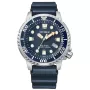 Citizen vyriškas laikrodis su saulės baterija Eco-Drive Diver Watch BN0151-17L, 44 mm, mėlynas ciferblatas, mėlyna poliuretano apyrankė