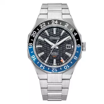 CITIZEN NB6031-56E Automatinis nardymo laikrodis 41 mm Super Titanium juodu ciferblatu